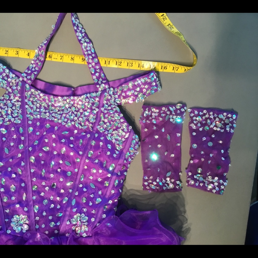 Girls purple prom dress size 12
